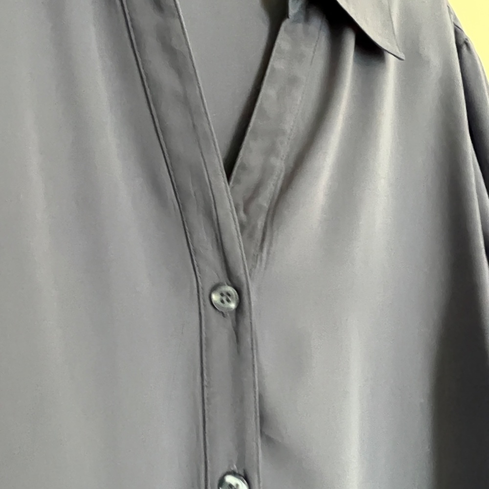 Elementz Gorgeous Cornflower Blue Blouse - 1X - Picture 9 of 11